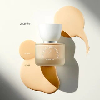THE FACE SHOP FMGT THE INK FOUNDATION ULTRA FIT SPF20 PA++ (รองพื้น ผิวเรียบเนียน ปกปิด vegan)