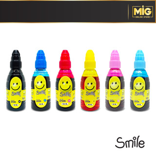 Smile หมึกเติม Inkjet หมึก Ink Tank เกรดพรีเมี่ยม ขนาด 100 ml สำหรับเครื่องพิมพ์ Ink Jet