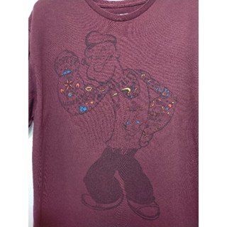 เสื้อยืด มือสอง ลายการ์ตูน POPEYE อก 40 ยาว 27