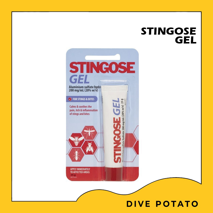 Stingose Gel 25 g เจลแก้อาการคันจาก ยุง ผึ้ง มดและแมลงต่างๆ ขนาด 25กรัม (EXPSep27)