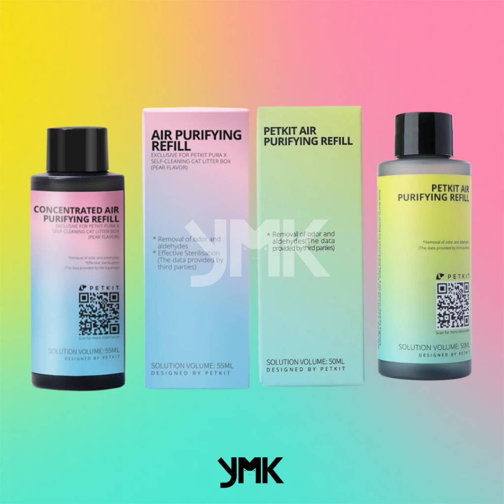 น้ำยาเติมที่ดับกลิ่นสำหรับห้องน้ำแมวอัตโนมัติ Petkit Pura X และ Pura