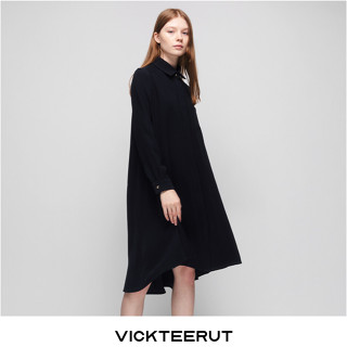 VICKTEERUT Re-Edition Long Sleeve Flared Dress เดรสแขนยาว ทรงบาน