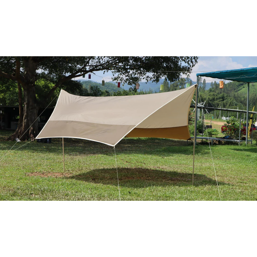 HEX TARP I 440x440 Bat Tarp ฟรายชีท Jeep Camping thumbnail 8