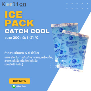 Ice Pack : Catch Cool MCH เจลเก็บความเย็น อุณหภูมิ -21 °C ขนาด 200 กรัม เจลเก็บความเย็นแบบซอง