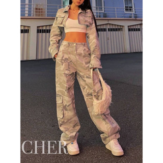 【CHER No.1351】Milli Pants ไปแคมป์ คาเฟ่ตั่งต่าง ห้ามพลาดตัวนี้นะคะ ทำคอนเท้นต์ปังๆได้เลย สวยมาก ด้านหน้าตีเกล็ดตะเข็บคู่