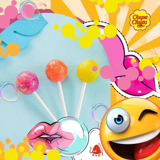 อมยิ้มสอดไส้หมากฝรั่ง ยี่ห้อจูปาจุ๊ปส์ chupa chups (1ชิ้น/16.8g) มีหลายรส หมากฝรั่ง อมยิ้มทานเล่น ขนมแปลกๆ