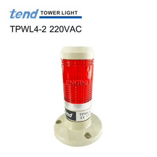 Tower Light TPWL4-2 สีแดง 220vac  ยี่ห้อ Tend