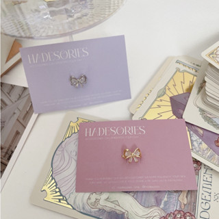 Hadesories Shining Bow Earcuff เอียร์คัฟรูปโบ