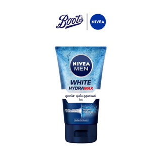 Nivea นีเวีย เมน ไวท์ ไฮดร้าแม็กซ์ โฟมล้างหน้า สำหรับผู้ชาย 100 ก.