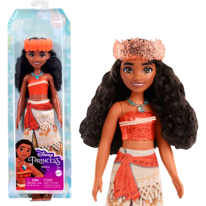 Disney Princess Moana ตุ๊กตาเจ้าหญิงดิสนีย์ โมอาน่า ลิขสิทธิ์แท้ HLW05