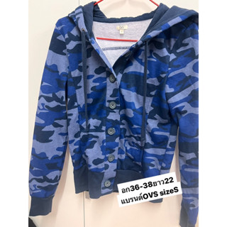 🌹Hot💥Blue Jacket with hood ใหม่ งานตำหนิ งานแบรนดฺ ลดราคา งานดีน่ารัก .