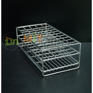 ที่ใส่หลอดทดลองแบบสแตนเลส Test Tube Rack Stainless ตะแกรง หลอดทดลอง