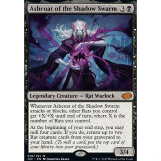 Ashcoat of the Shadow Swarm การ์ด Magic The Gathering ของแท้จากชุด Jumpstart 2022