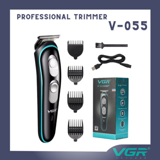 VGR clipper ผมข้ามพรมแดนใหม่ USB ไฟฟ้าปัตตาเลี่ยนที่สามารถปรับได้ trimmer ไฟฟ้าเฟดเดอร์แบบชาร์จ Amazon V055