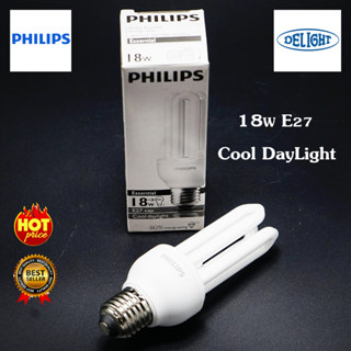 หลอดไฟ ฟิลิปส์ 18W E27 หลอดตะเกียบ PHILIPS ESSENTIAL COMPACT