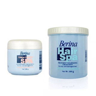 Berina Hair Spa เบอริน่า แฮร์สปา ทรีทเมนท์เนอริชิ่ง ครีมบาธบำรุงผมสำหรับผมเสีย ผมผ่านการทำสารเคมี มี 2 ขนาดให้เลือก