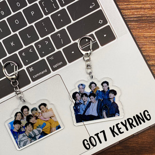 🌈พร้อมส่งจากไทย มีเก็บเงินปลายทาง🌈 พวงกุญแจ GOT7 พวงกุญแจอคริลิค GOT7 สกรีนสองด้าน