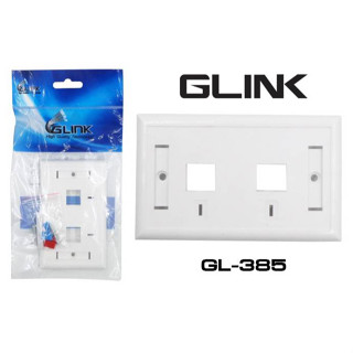 GLINK GL-385 GLINK Wall Box  หน้ากาก 2 ช่อง