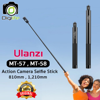 Ulanzi MT-57 , MT-58 Action Camera Selfie Stick ( 81cm/121cm ) สำหรับ  Action Cam, GOPRO, Insta360, ตัวจับมือถือ , etc