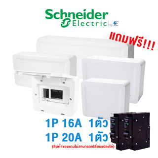 Schneider ตู้ คอนซูเมอร์ยูนิตสแควร์ดี รุ่น SDEL 4 , 6 , 10 , 14 , 18 ช่อง ฝาทึบ Consumer Unit Square D (ตู้เปล่า)