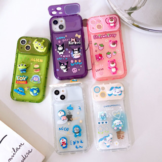 เคสนูนกระจกลายการ์ตูนงานสวยค่ะ(มีสินค้าพร้อมส่ง)สำหรับรุ่นไอโฟน/i7/i8/se/i7pius/i8pius/i11/i12pro/i12promax/i13/i14/i13p