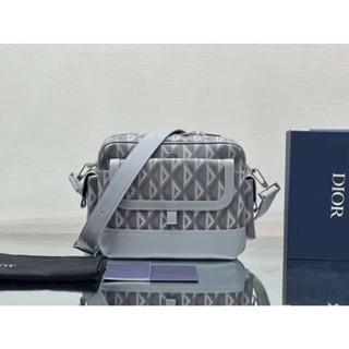 กระเป๋าสะพายข้าง CHRISTIAN DIOR CD DIAMOND HIT THE ROAD MESSENGER BAG WITH LONG STRAP  💛