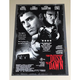 Handbill (แฮนด์บิลล์) หนัง “From Dusk Till Dawn”  จากประเทศออสเตรเลีย ราคา 199 บาท