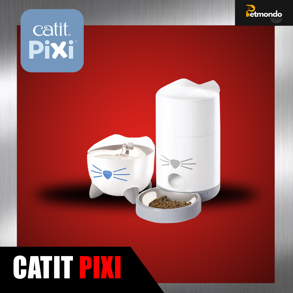 Catit Pixi Smart Fountain &amp; Smart Feeder น้ำพุแมวและเครื่องให้อาหารอัตโนมัติ