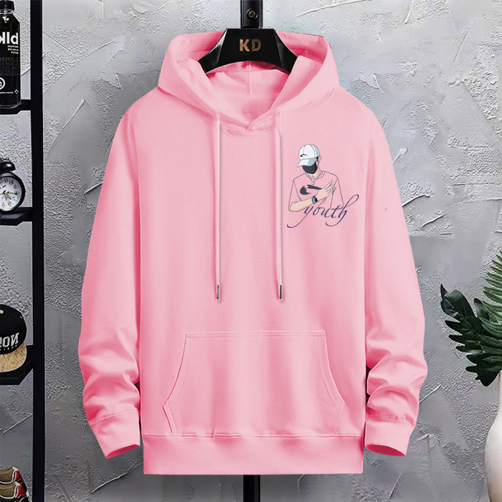 L336B   เสื้อฮู้ดลายแฟชั่นสวยน่ารัก.เสื้อแขนยาว.มี7สีหลายไซส์(S-3XL)