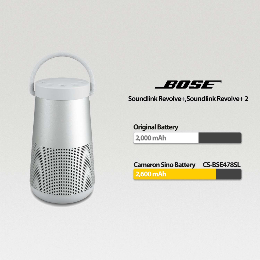 Battery Bose Soundlink Revolve+ [ CS-BSE478SL ] 7.4V , 2600mAh  พร้อมการรับประกัน 180 วัน ราคา ถูกที่สุด ดีลบีเคเค แกลเลอรีภาพที่ 4