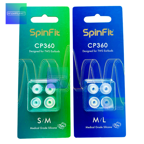 [พร้อมส่งจากไทย]Spinfit CP360 V2ของแท้100%จุกหูฟังสำหรับหูฟังทรูไวเรสTWSอัพเกรดคุณภาพสูงเสียงร้อง เบสและรายละเอียดดีขึ้น
