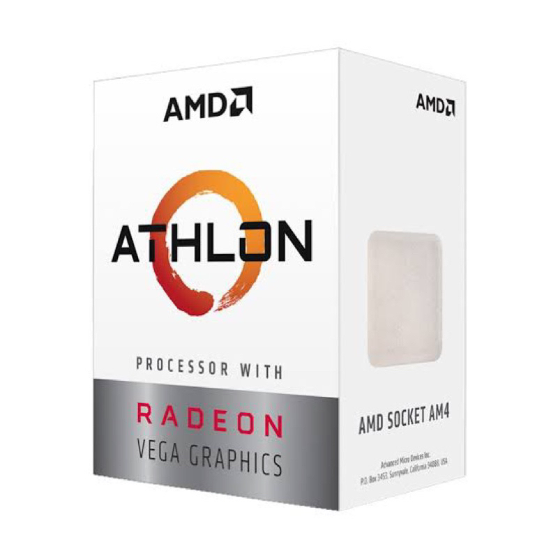 CPU AMD AM4 ATHLON 3000G 200GE ฟรีซิลิโคน พร้อมส่ง