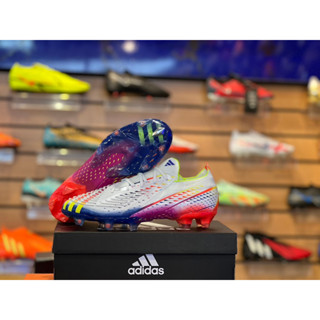 รองเท้าสตั๊ด อดิดาสPREDATOR .1 SG FOOTBALL BOOTS WHITE SIZE.38-45 เบา รองเท้าฟุตบอล รองเท้าใส่เตะบอล [ถุงผ้า + กล่อง]