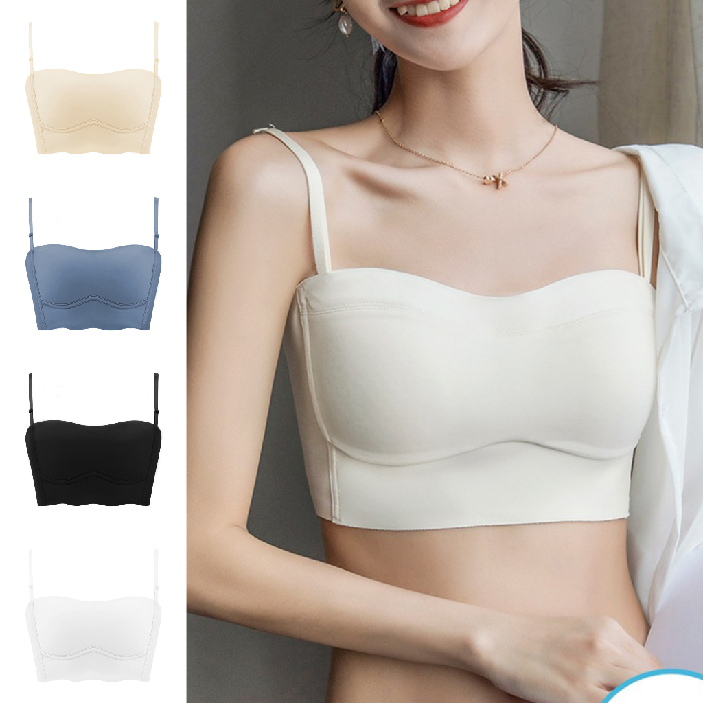 เสื้อในผู้หญิง ใส่ได้2แบบ B-066 เนื้อผ้าอย่างดี ถอดสายได้ ด้านหลังกากบาท สินค้าพร้อมส่ง - รูปที่ 6