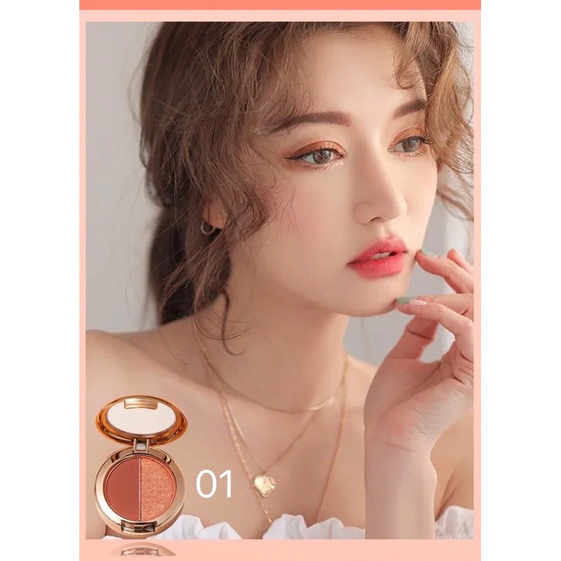 อายแชโดว์ Lameila eyeshadow 2สี ติดทนนาน กันน้ำ กันเหงื่อ --5121 - รูปที่ 3