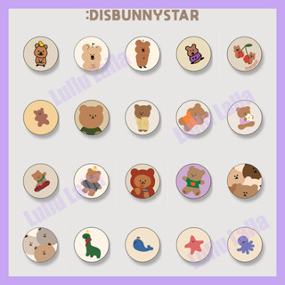 🇰🇷 【 Disbunnystar  Smart Tok Collection 3】 Cute  Phone Holder Stand Anti Fall