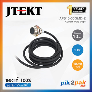 APS10-30GMD-Z : Cylinder (M30) Shape, Distance 10 mm, Wire 2 DC 10-30VDC - Jtekt - Proximity Sensors by pik2pak.com