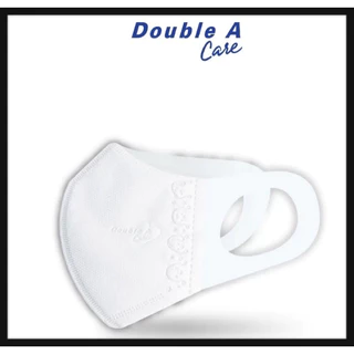Double A Care หน้ากากอนามัยทางการแพทย์3Dสำหรับเด็กsize M สีขาว