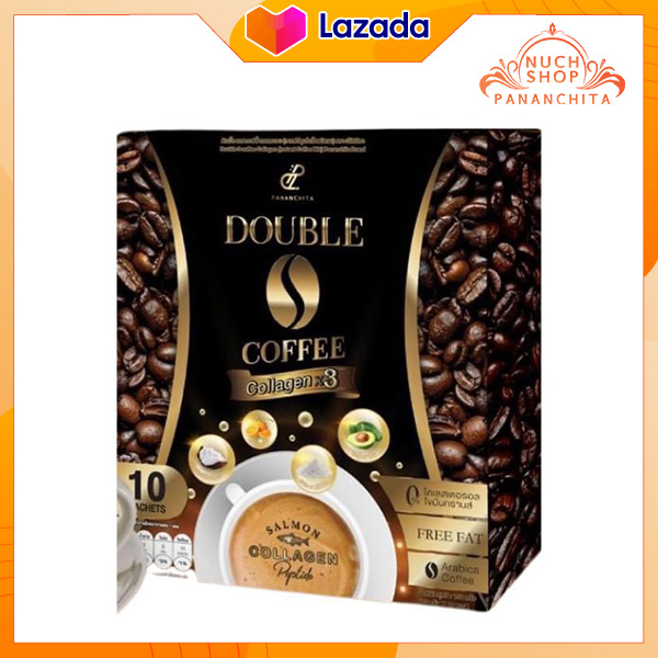 1-3กล่อง☕Double S Coffee Collagen_Pananchita ดับเบิ้ลเอสคอฟฟี่คอลลาเจน แก้ปวดไขข้อ บำรุงผิว☕