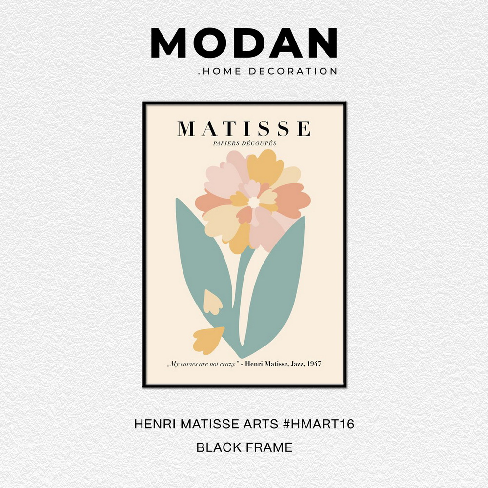 ⚡ พร้อมจำหน่าย ⚡ MODAN ภาพตกแต่งบ้านสไตล์โมเดิร์น HENRI MATISSE ART รหัส HMART16