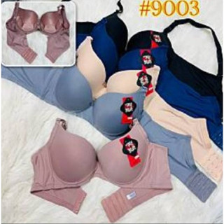 NO.9003 ยี่ห้อ Nos bra คัพc เสื้อในมีโครงเสริมฟองฐานหนุน ทรงสวย 3 ตะขอ ใส่สบายไม่เป็นรอยแดงเสริมอกชิด มีเนิน