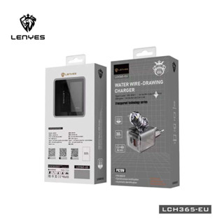 Lenyes Adapter หัวชาร์จ 2 Ports (USB+Type-C) รุ่น LCH365