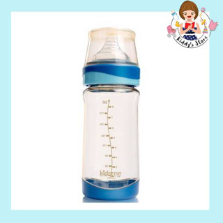 Kidsme PPSU Milk Bottle 240ml ขวดนม PPSU ขนาด 240 มล. สีน้ำเงิน