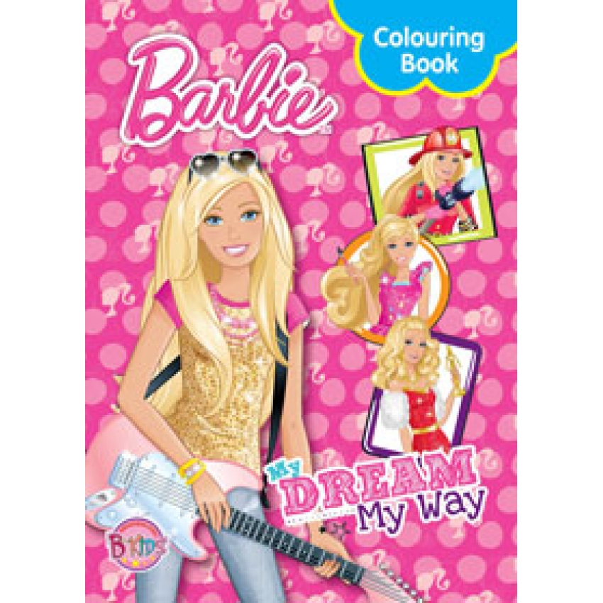 Barbie My Dream My Way Colouring Book สมุดภาพระบายสี บาร์บี้