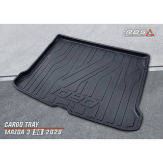 [พร้อมส่ง] ถาดวางของท้ายรถยนต์เข้ารูป Mazda 3 5Door