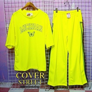 💚coverstreet💥 เสื้อนีออน กางเกงนีออน ชุดเซ็ตนีออน เต้นcover​ เต้นสตรีท​ เต้นเกาหลี​ เต้นblackpink