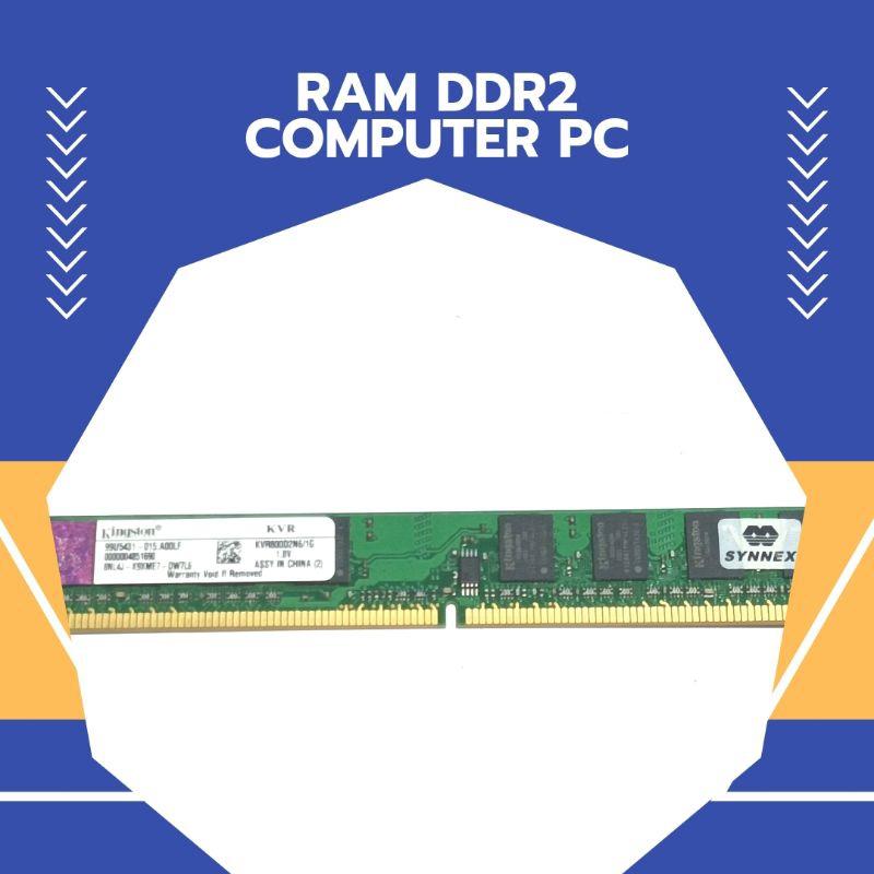 Ram PC 1 Gb แรม 1 กิก DDR2 bus 667-800 มือสอง 1 ชุด 4 ชิ้น