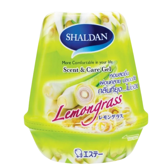 SHALDAN Scent & Care ขนาด 180 กรัม เจลน้ำหอมปรับอากาศ กลิ่น ตะไคร์ ไล่ยุง
