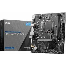 Motherboards 2759 บาท MAINBOARD (เมนบอร์ด) MSI PRO H610M-E DDR4 / DDR 5 (SOCKET LGA 1700) (MICRO-ATX) Computers & Accessories