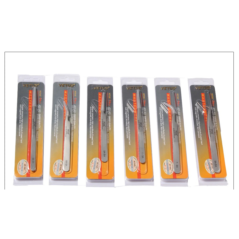 ⚡พร้อมส่ง⚡  ส่งไว คีมต่อขนตา VETUS TWEEZERS 3D Volume ต่อขนตา คีมจับขนตาVolume จับช่อขนตา แหนบต่อขนตา ทวิซเซอร์ต่อขนตา ราคา ถูกที่สุด ดีลบีเคเค แกลเลอรีภาพที่ 3